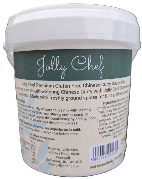 Gluten Free Chinese Curry Sauce Mix