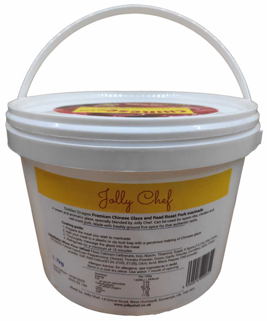 Jolly Chef Chinese Meat Glaze, Marinade & Seasoning 1.7kg Tub. Red Roast Pork Jolly Chef