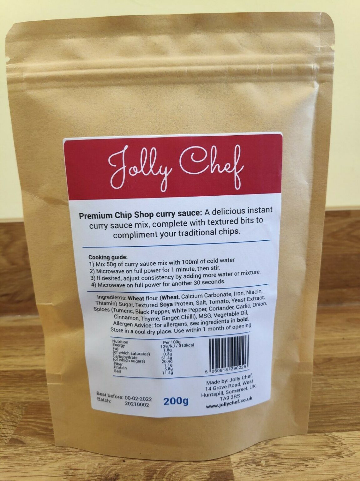 Chip Shop Curry Sauce. Jolly Chef Original recipe and authentic taste