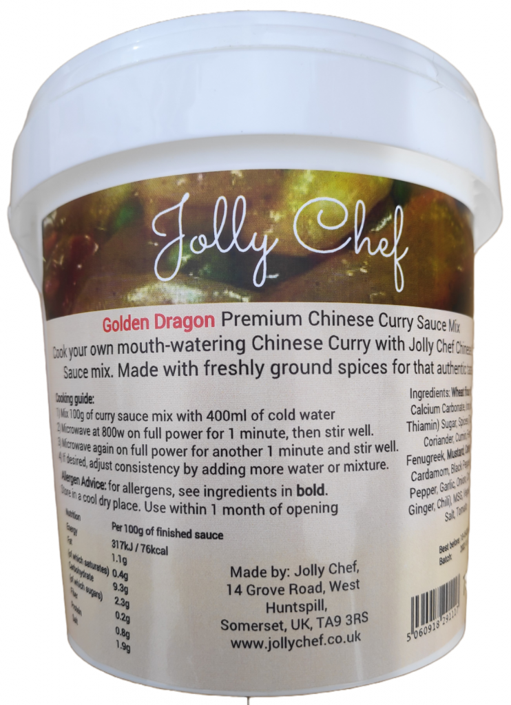 Chinese Curry Sauce, Takeaway Mix Original Recipe, Great Taste 750g